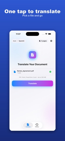 PDF Translator: MultiDocX screenshot