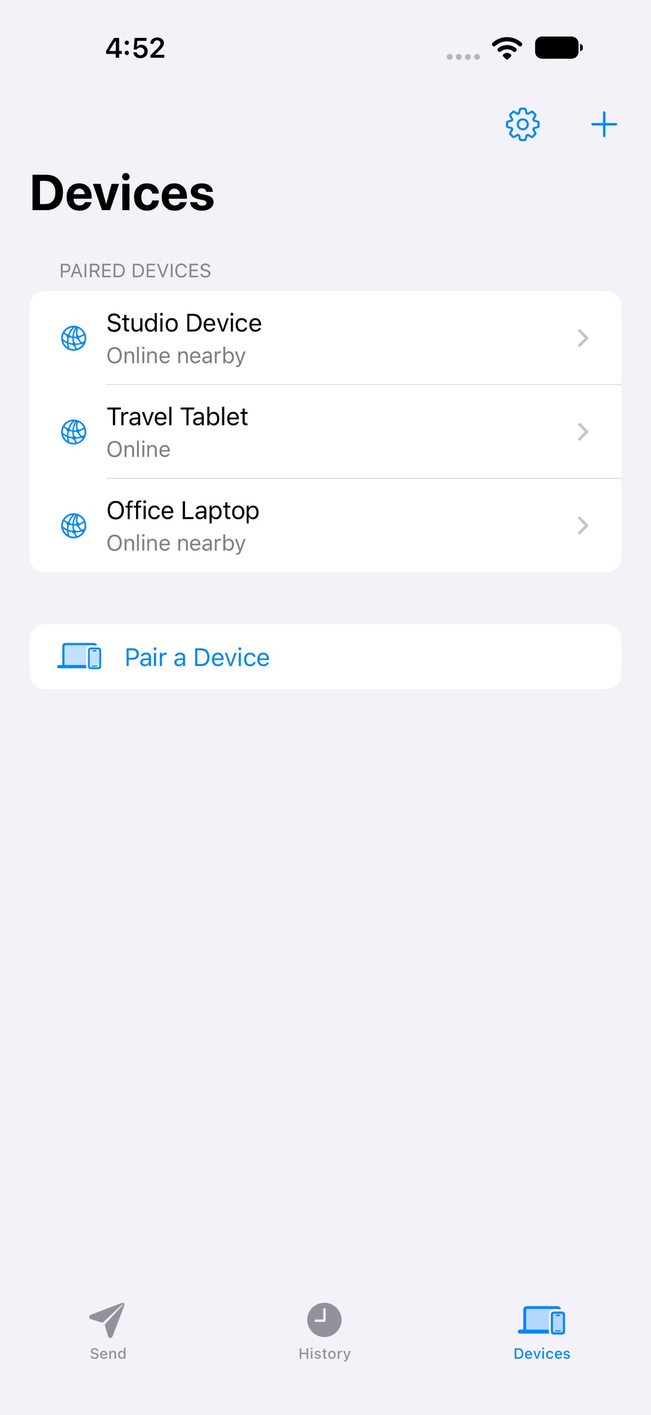 Screenshot 1 of DropMesh Mobile