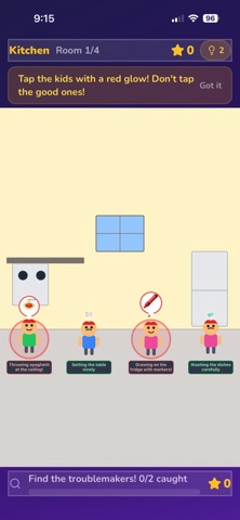 You're Grounded! Kids game iPhone screenshot