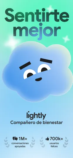 Captura de pantalla de Lightly: Guía De Bienestar en iPhone 1