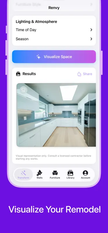 AI Home Remodel Design - Renvy screenshot 2 of 10
