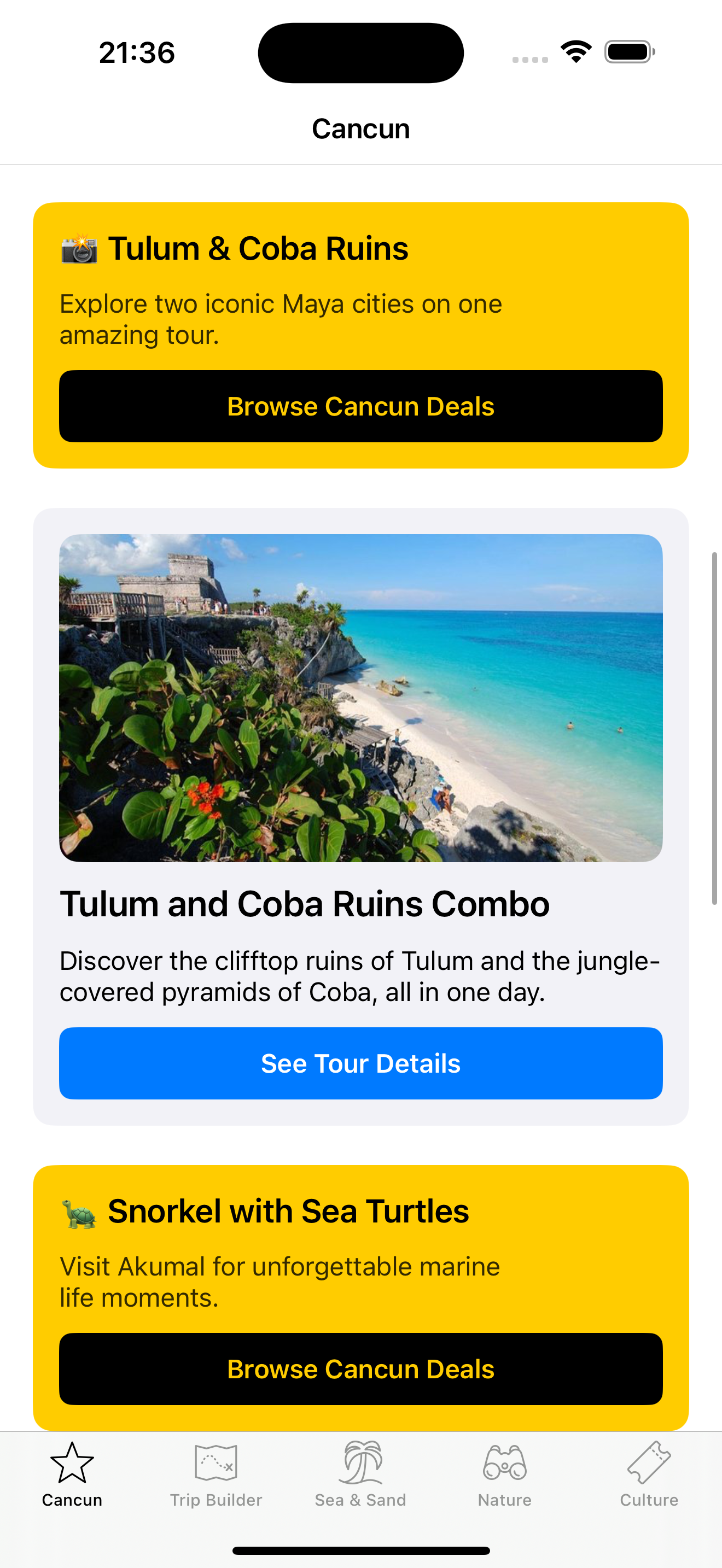 Cancun Travel & Tickets screenshot 2