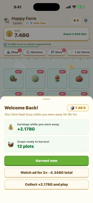 Happy Farm Tycoon screenshot 3