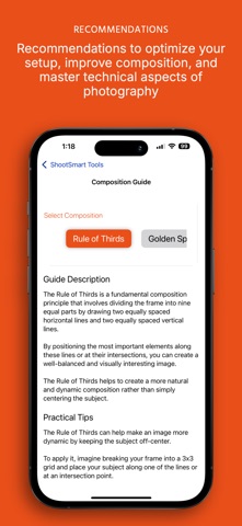 ShootSmart Photographer Tools screenshot
