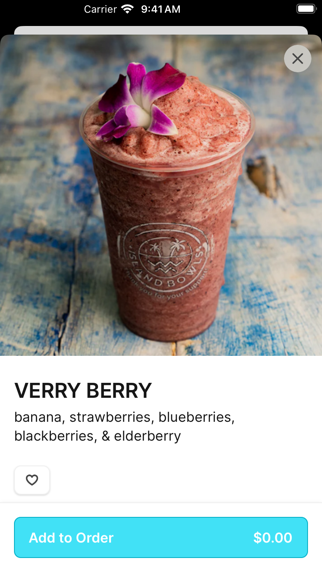 Aruba Island Bowls Cafe iPhone screenshot 3 - Food & Drink app