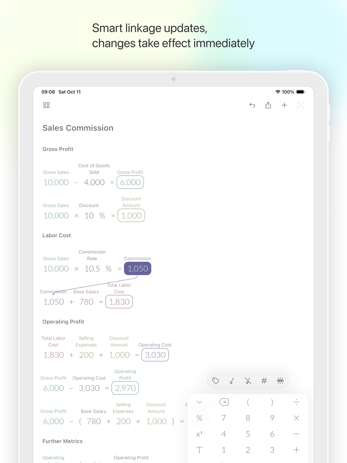 Calvance Calculator ipad screenshot 3