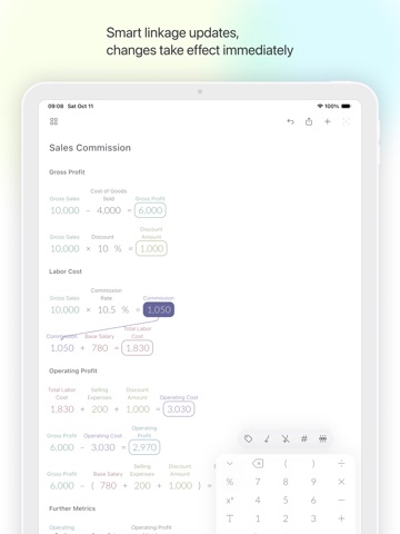 Calvance Calculator ipad screenshot 4