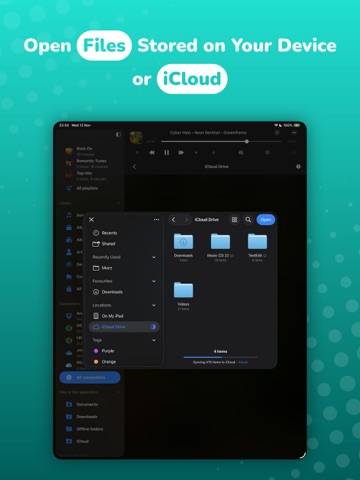 Evermusic: Cloud Music Player iPad screenshot