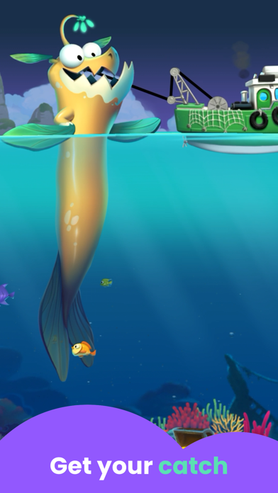 Sea Monster Fishing Games Screenshot