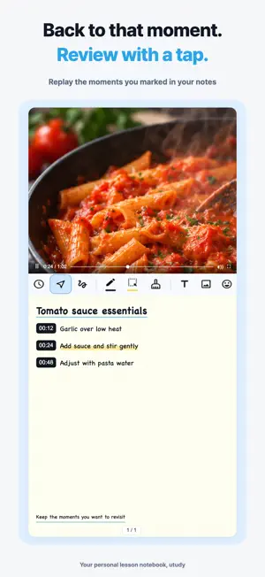 utudy: Timestamped Video Notes screenshot 2