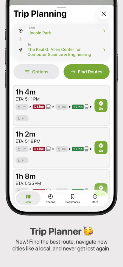 OneBusAway Screenshots