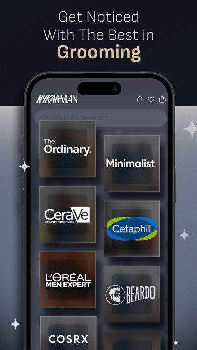 Nykaa Man-Men's Shopping App Screenshot