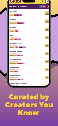 Crispy List - Dining Reviews screenshot
