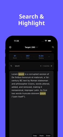 Word Counter: AI Text Editor Screenshot 3 of 4