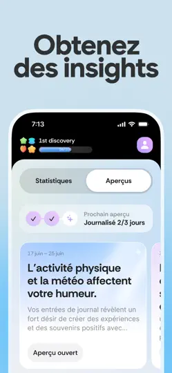 Capture d'écran de Lightly - Journal Avec IA sur iPhone 5