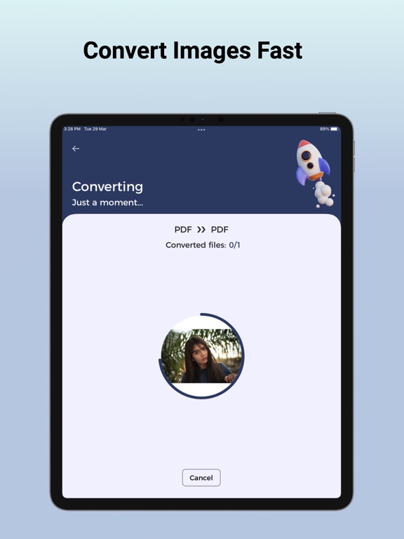 Convert to PDF - Image to PDF iPad screenshot 4 - Productivity app