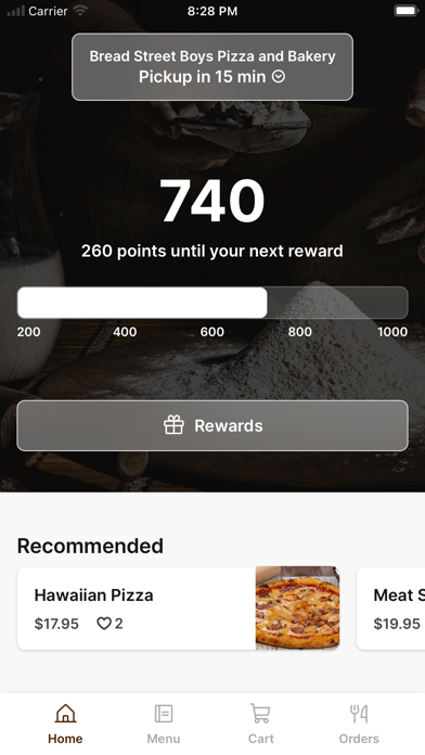 Bread Street Boys iPhone screenshot 1 - Food & Drink app