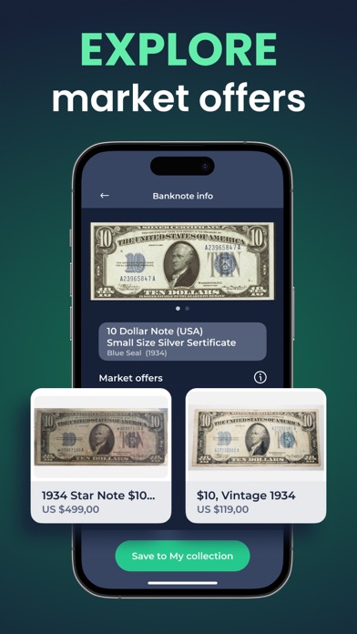 Banknote scanner: DollarScan Screenshot