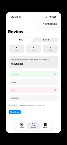 Palabra: Learn Spanish Words iPhone screenshot