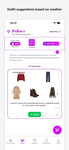 Podium AI: Digital Wardrobe Screenshot 9 of 9