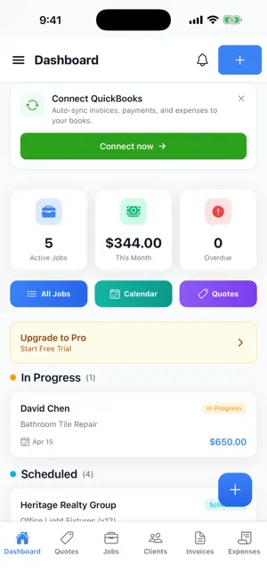 HandyBook: Handyman Business screenshot 1