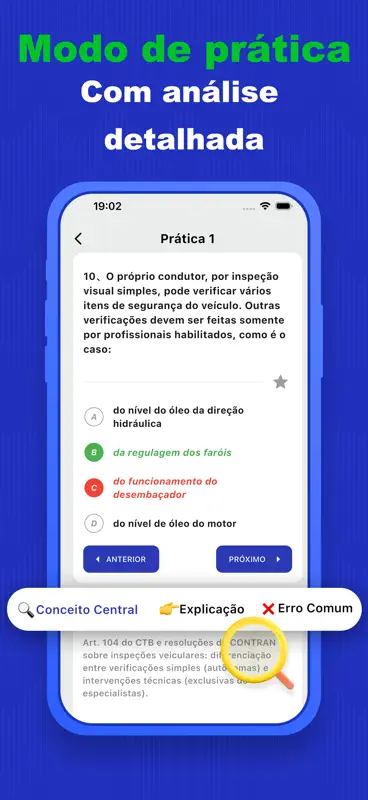 Simulado Detran 2026:Prova CNH screenshot 5 of 9