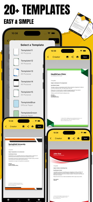 AI Letterhead Maker App Screenshot 3 of 3