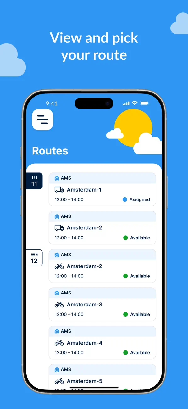 Screenshot #1 pour RoutiGo Driver