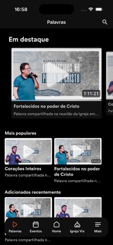 Igreja Vix iPhone screenshot
