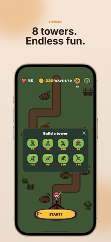 Zomberry Defense: Zombie TD iPhone screenshot