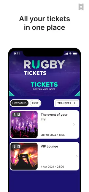 RugbyAU Tickets iPhone screenshot 2
