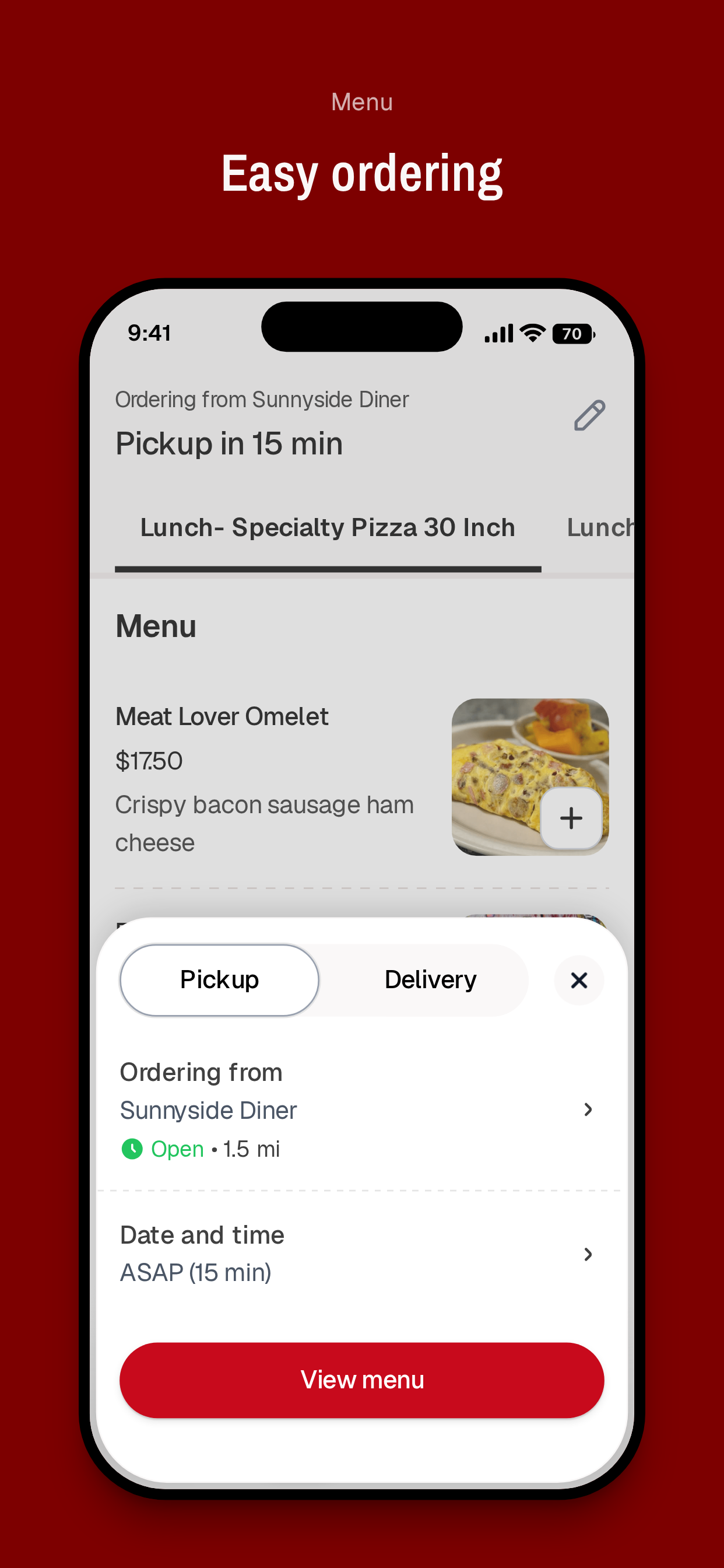Sunnyside Diner To Go screenshot 3