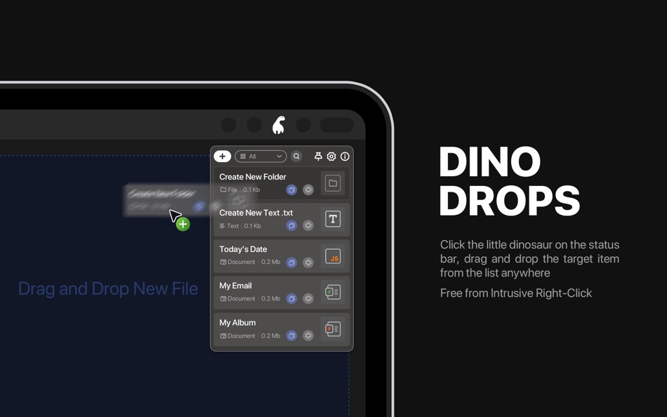 #1. Drag Widget– Pocket Essentials (macOS) Podle: 星一 曲