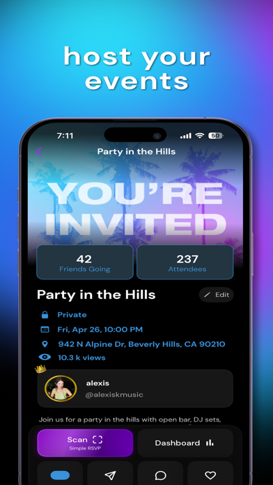 Poppin - The Party Platform Screenshot