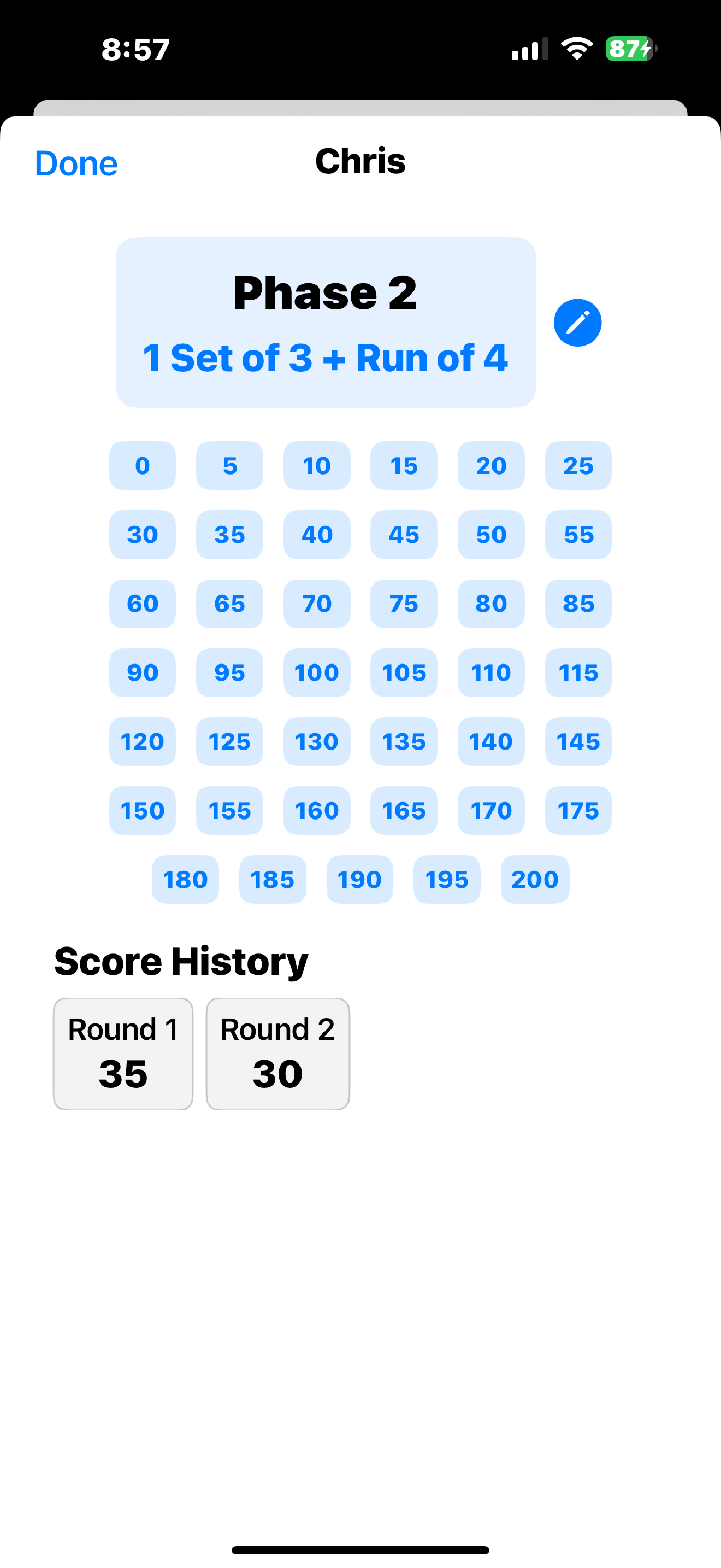 Phase 10 Score