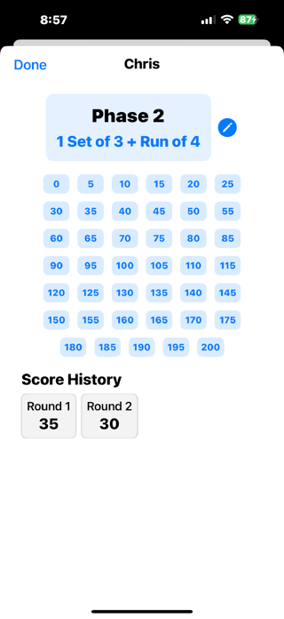 Phase 10 Score Screenshot 3 of 3