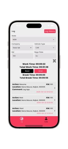 DriverLogs Pro screenshot