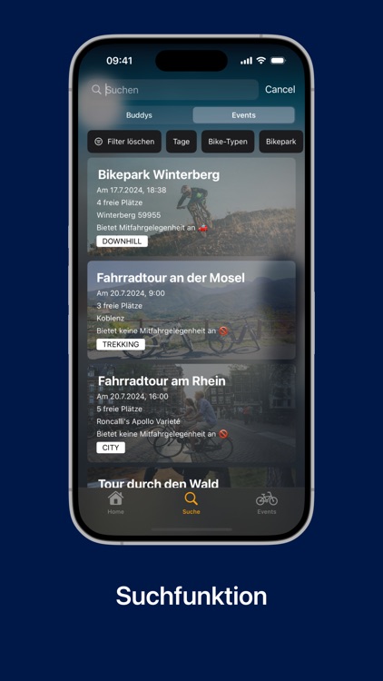 BikeBuddy: Fahrradevents screenshot-4