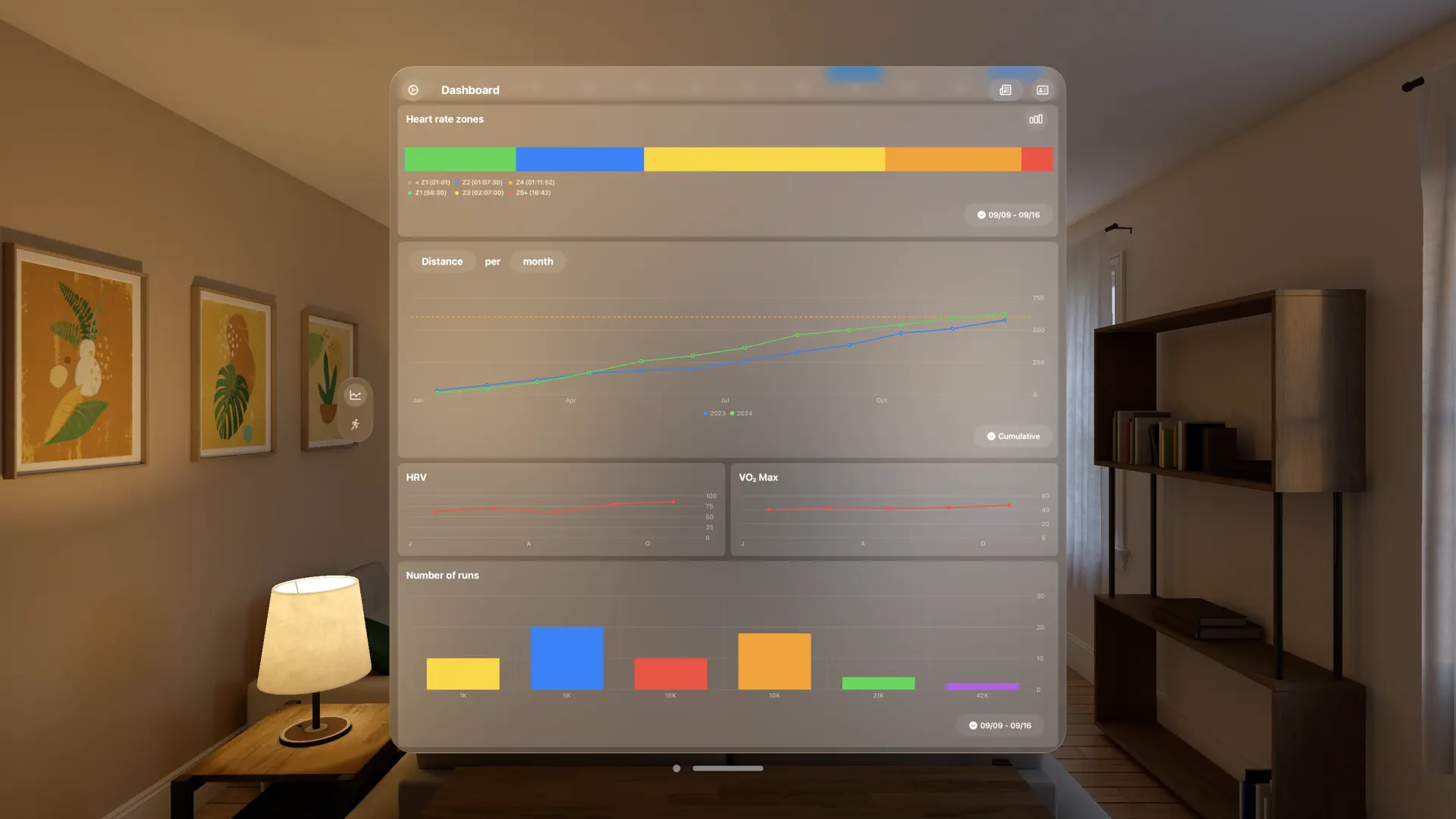Running Dashboard - RunMetrics screenshot 2