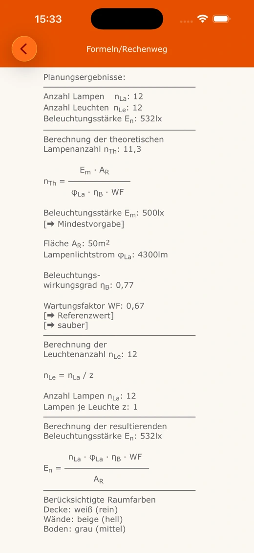 Lichtplaner search result