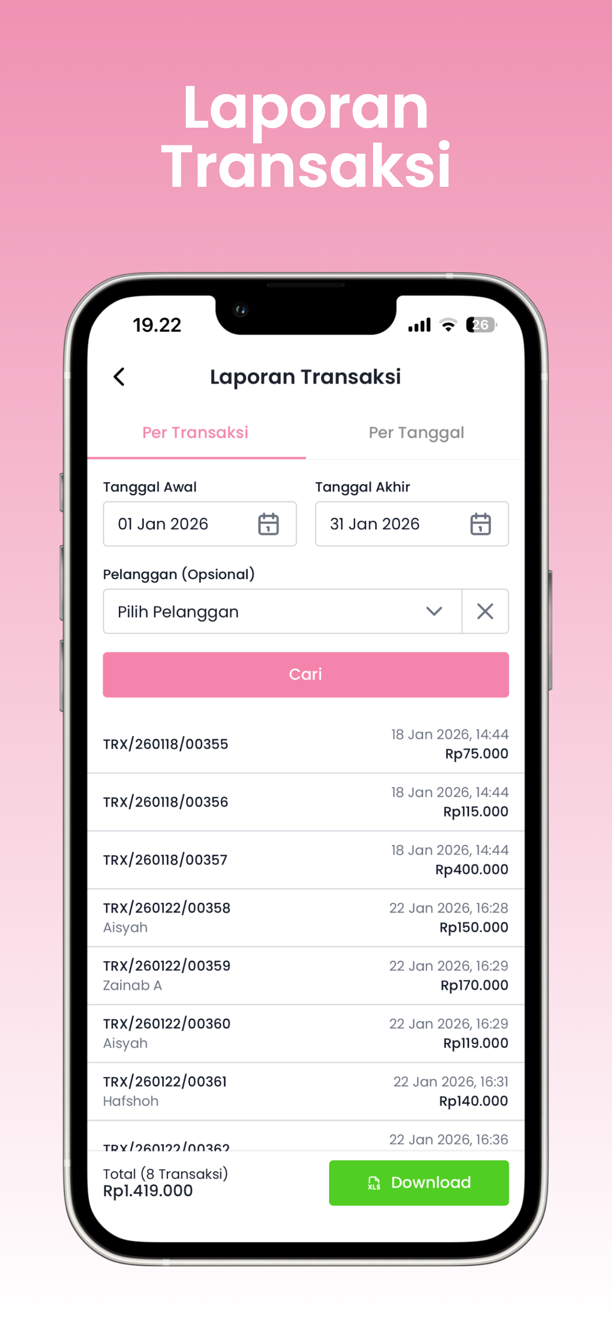 SalonSis - Kasir Bisnis Salon
