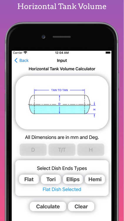 Tank Partial Volume Calculator