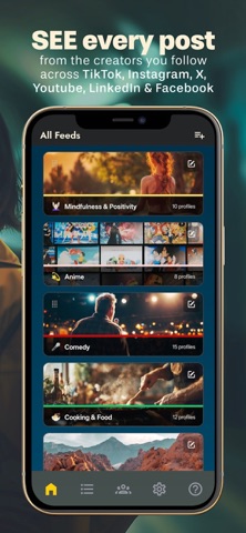 Narro: Curate Social Media iPhone screenshot