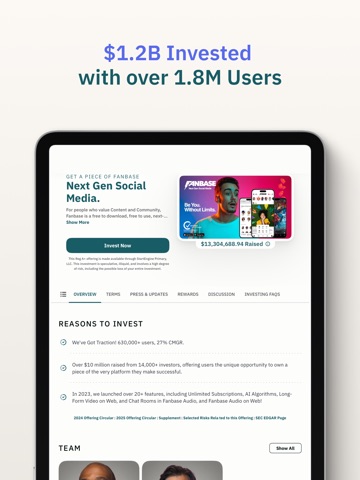 StartEngine: Pre-IPO Investing iPad screenshot