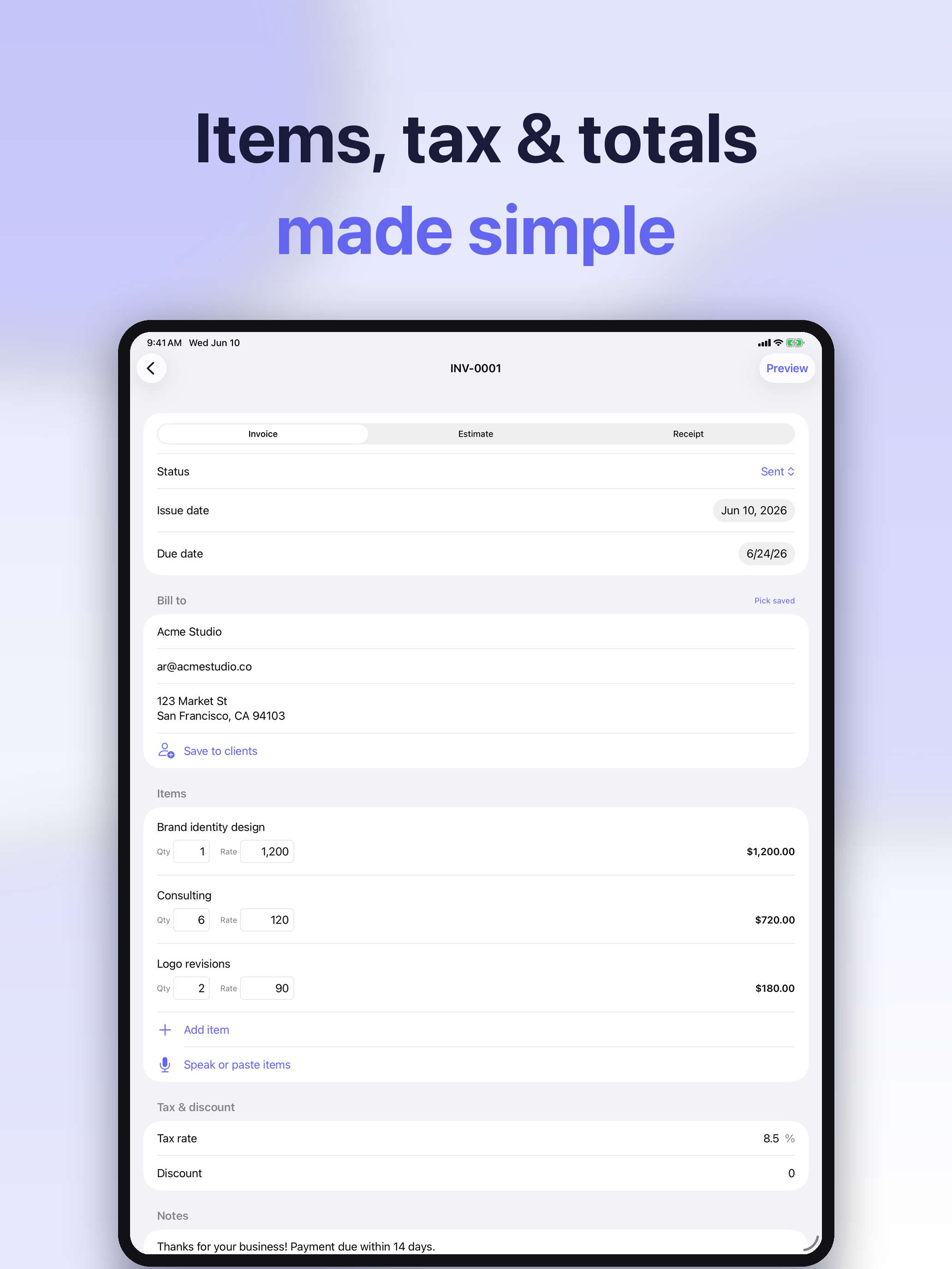 Invoice Maker - Invoicely screenshot 7