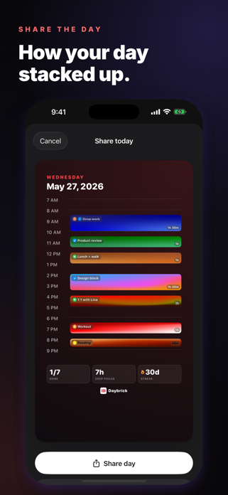 Daybrick: Daily Time Blocks Screenshot 5 of 5