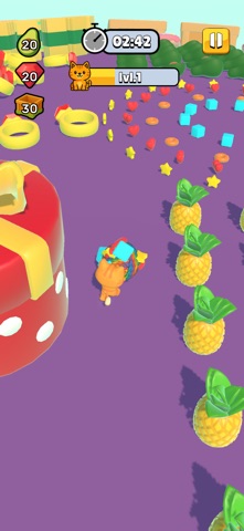 Kitty Roll 3D iPhone screenshot
