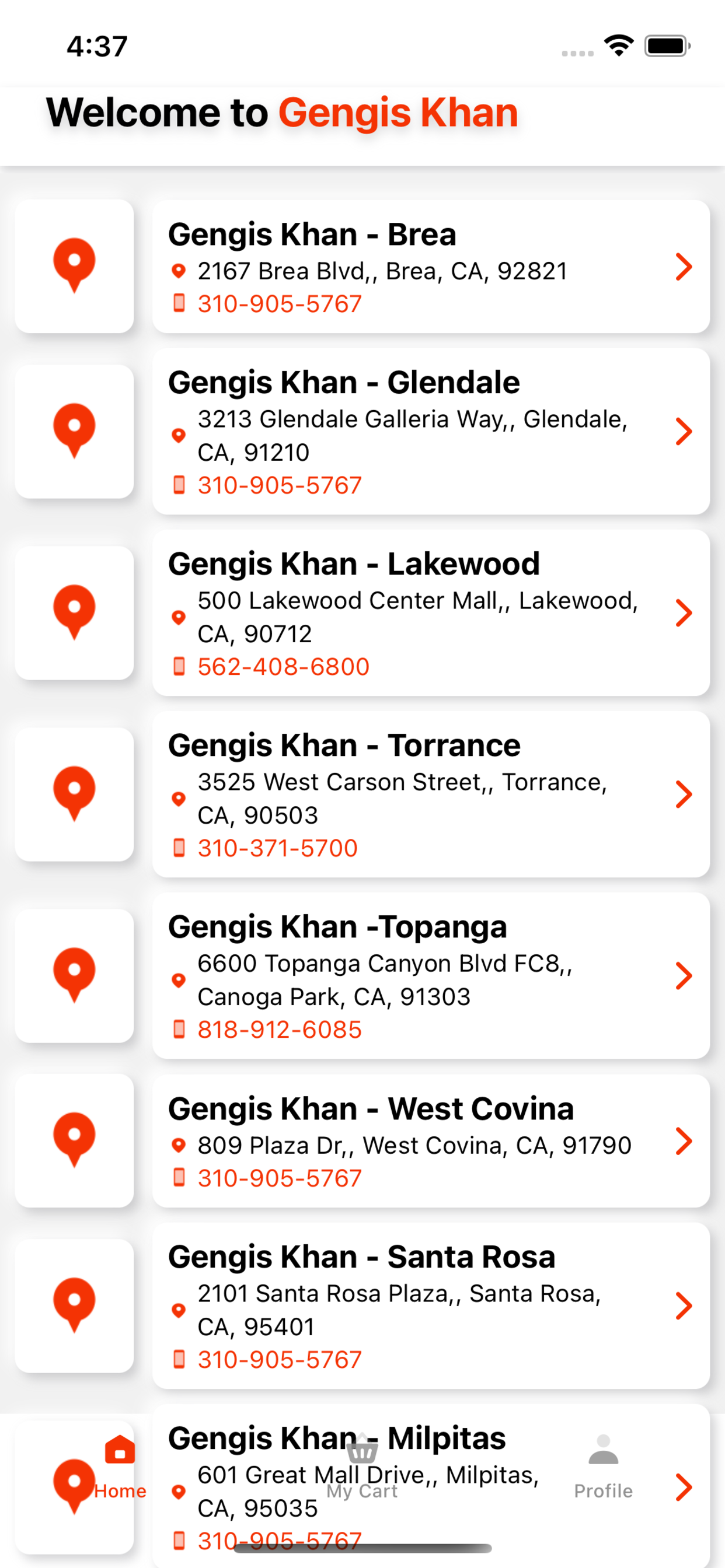 Gengis Khan Lakewood