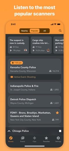 Police Scanner Radio & Fire screenshot 4