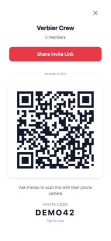 Skimapp - Find Friends Skiing screenshot